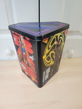 DC Studios SUPERGIRL Movie 130oz S-Shield Shaped Popcorn Tin Bucket & Lid NEW